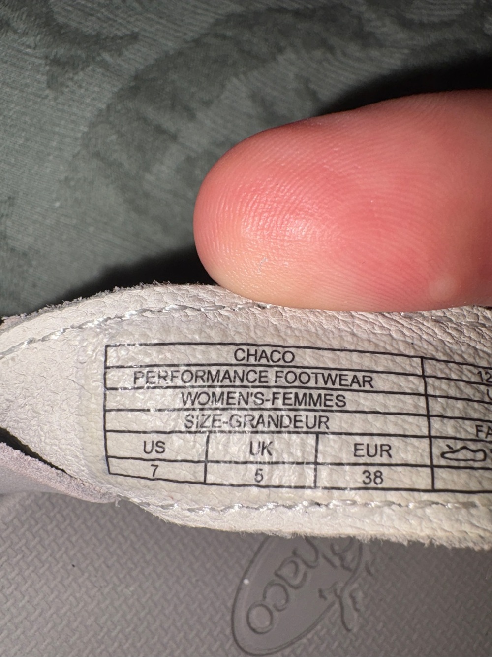 Chaco women's Z Tulip classic gray sandals  size 7 - Picture 7 of 8